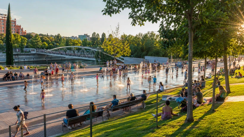 Madrid Río con niños